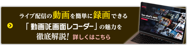 ライブ配信の動画を簡単に録画できる「動画DE画面レコーダー」の魅力を徹底解説！詳しくはこちら